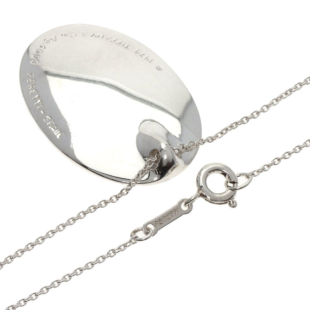 Tiffany Co Madonna Necklace Silver